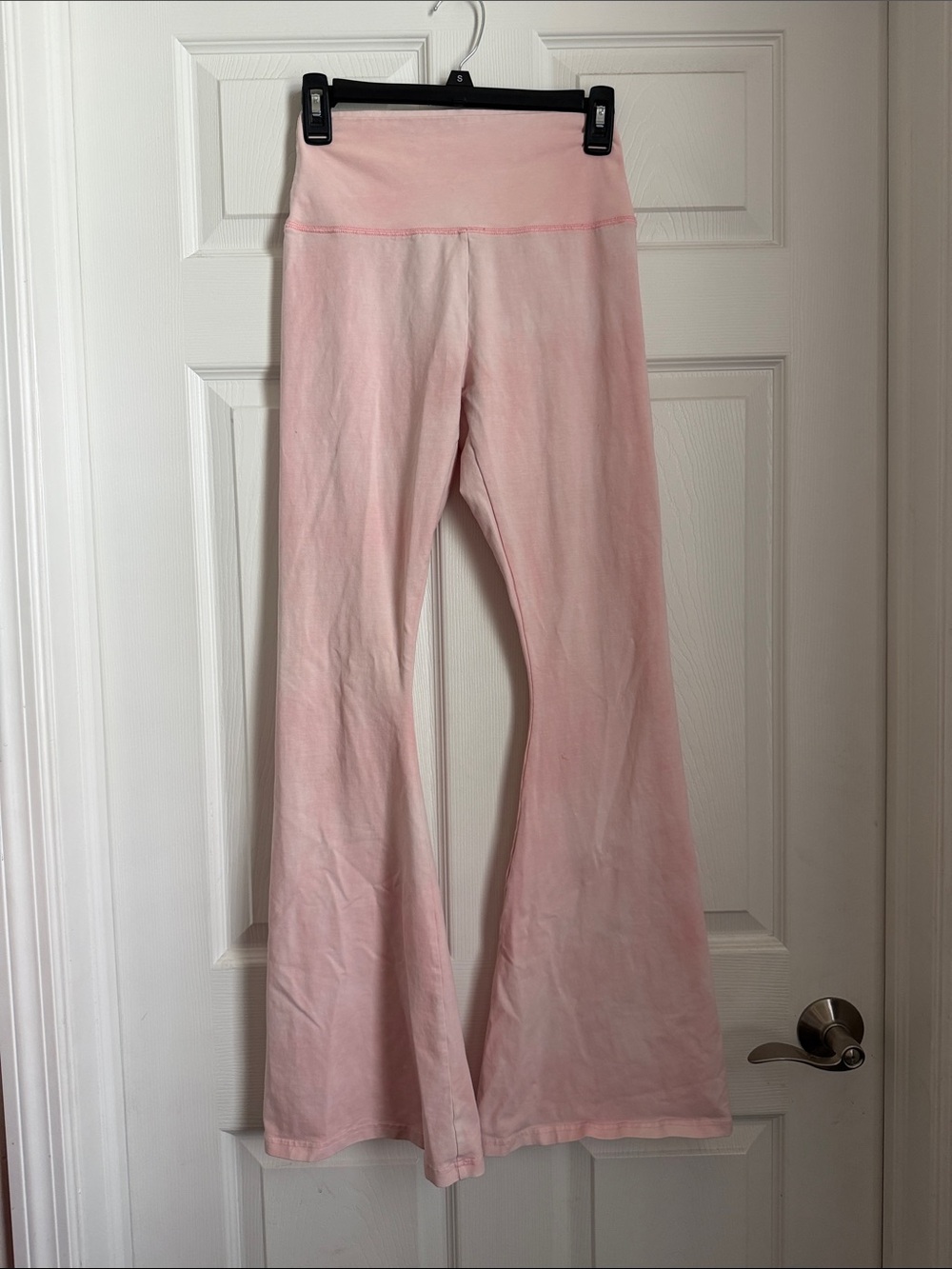 Aerie Pink Flare Leggings